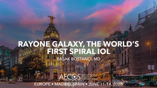 RayOne Galaxy, the World's First Spiral IOL
